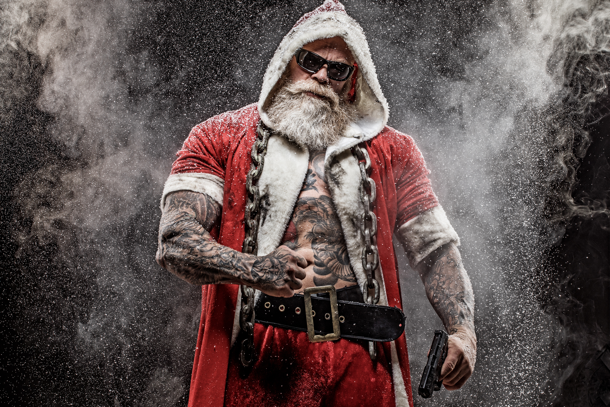 Santa With Gun